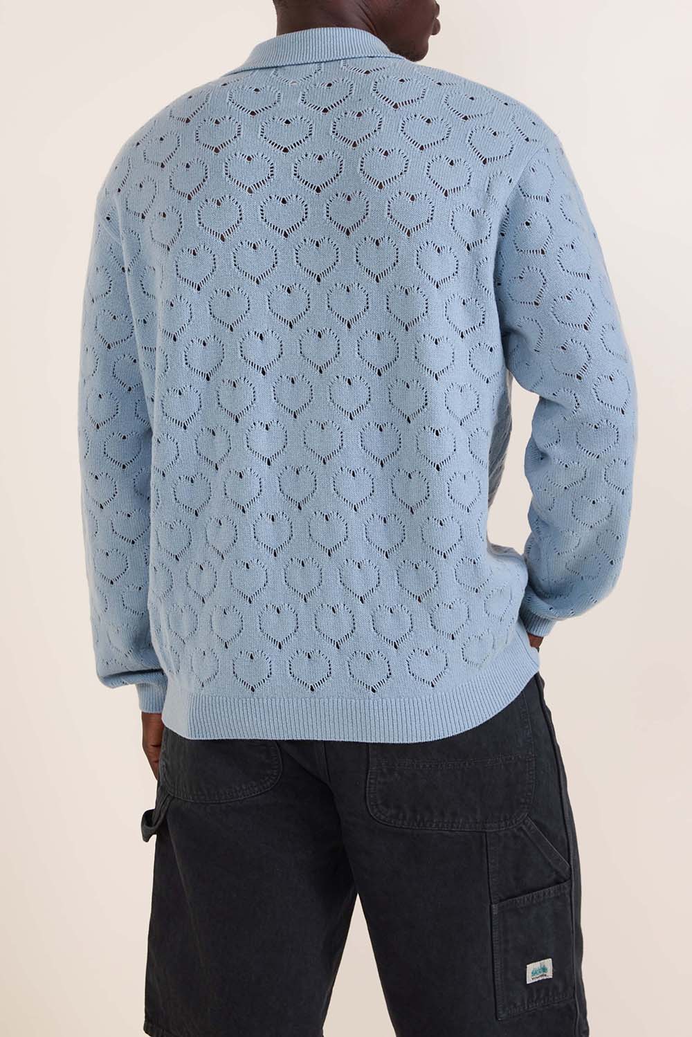 תמונת תקריב דוגמן של סריג פולו