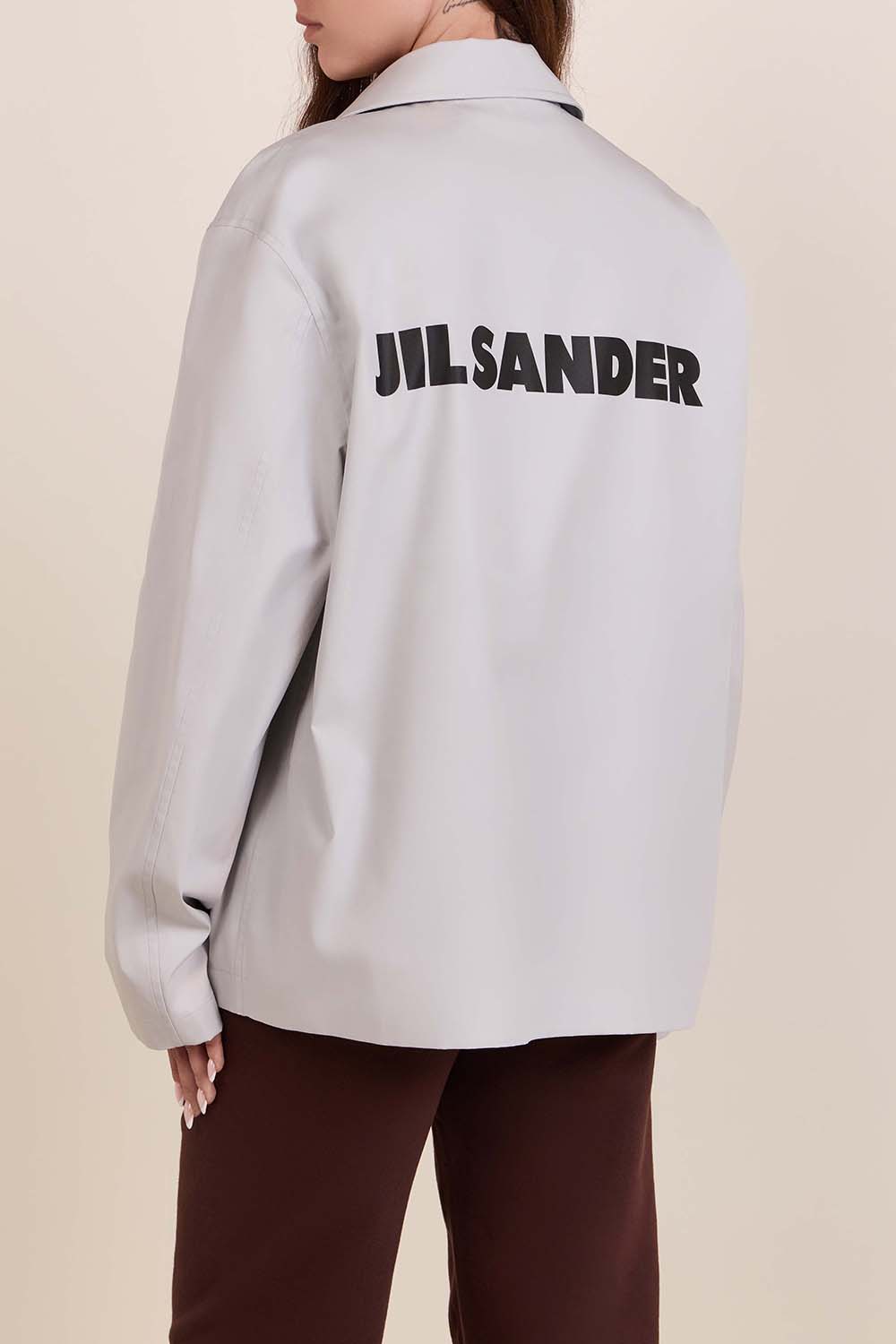 תמונת דוגמן אחורית של חולצת ז'קט