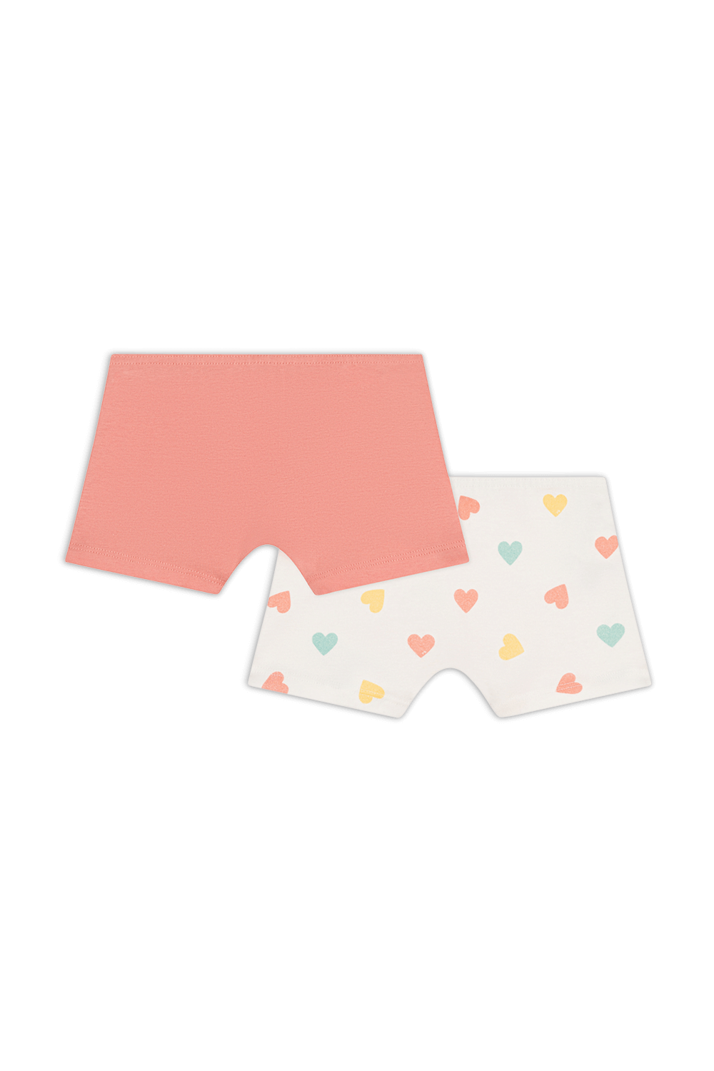 תמונה אחורית של מארז שני תחתוני בוקסר מכותנה - גילאי 2-5 שנים