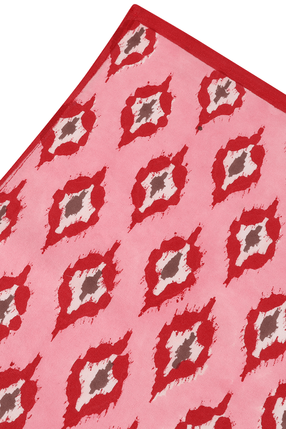 תמונת פנים של פלייסמנט בגווני ורוד לבן ואדום