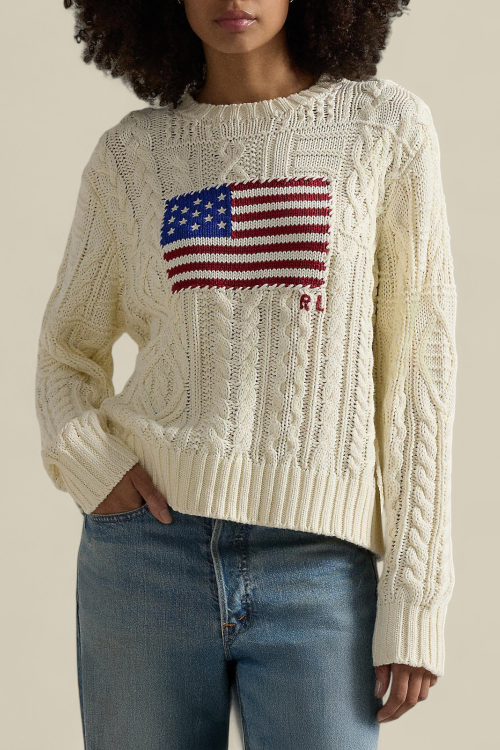 תמונת דוגמן קידמית של סריג כותנה