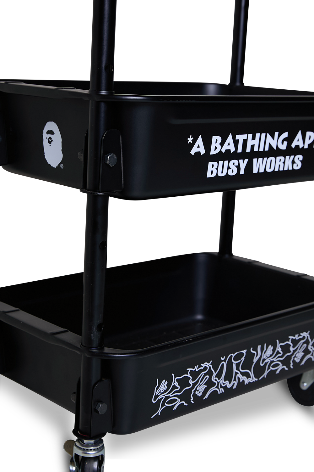 תמונת תקריב של ביאפ X טויו סטיל עגלת איחסון