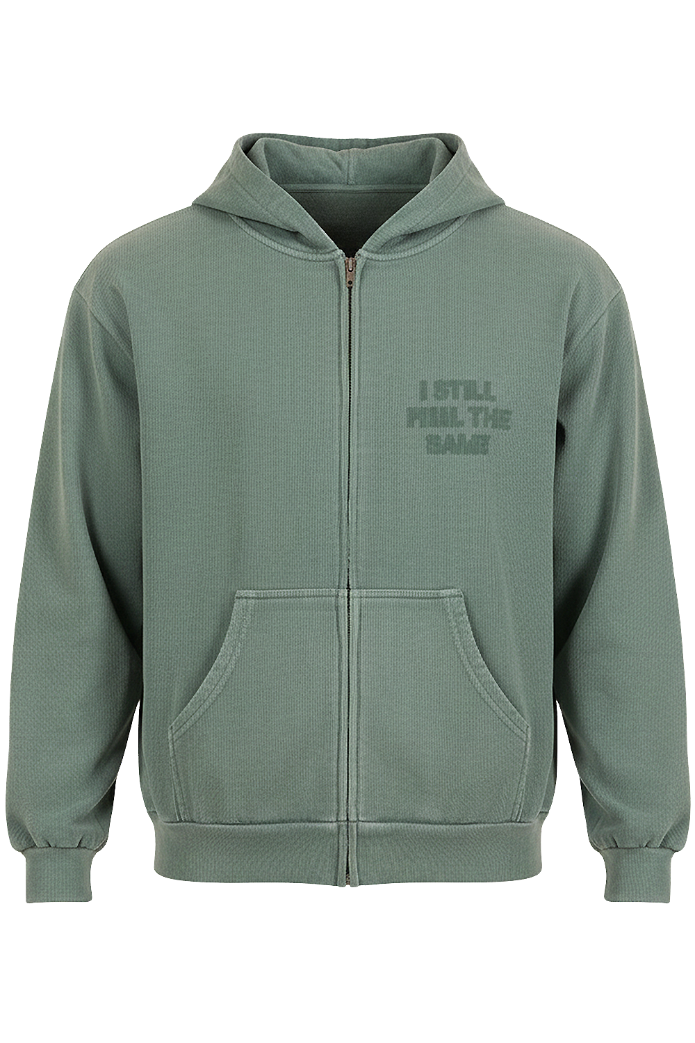 תמונה קידמית של סווטשירט קפוצ'ון