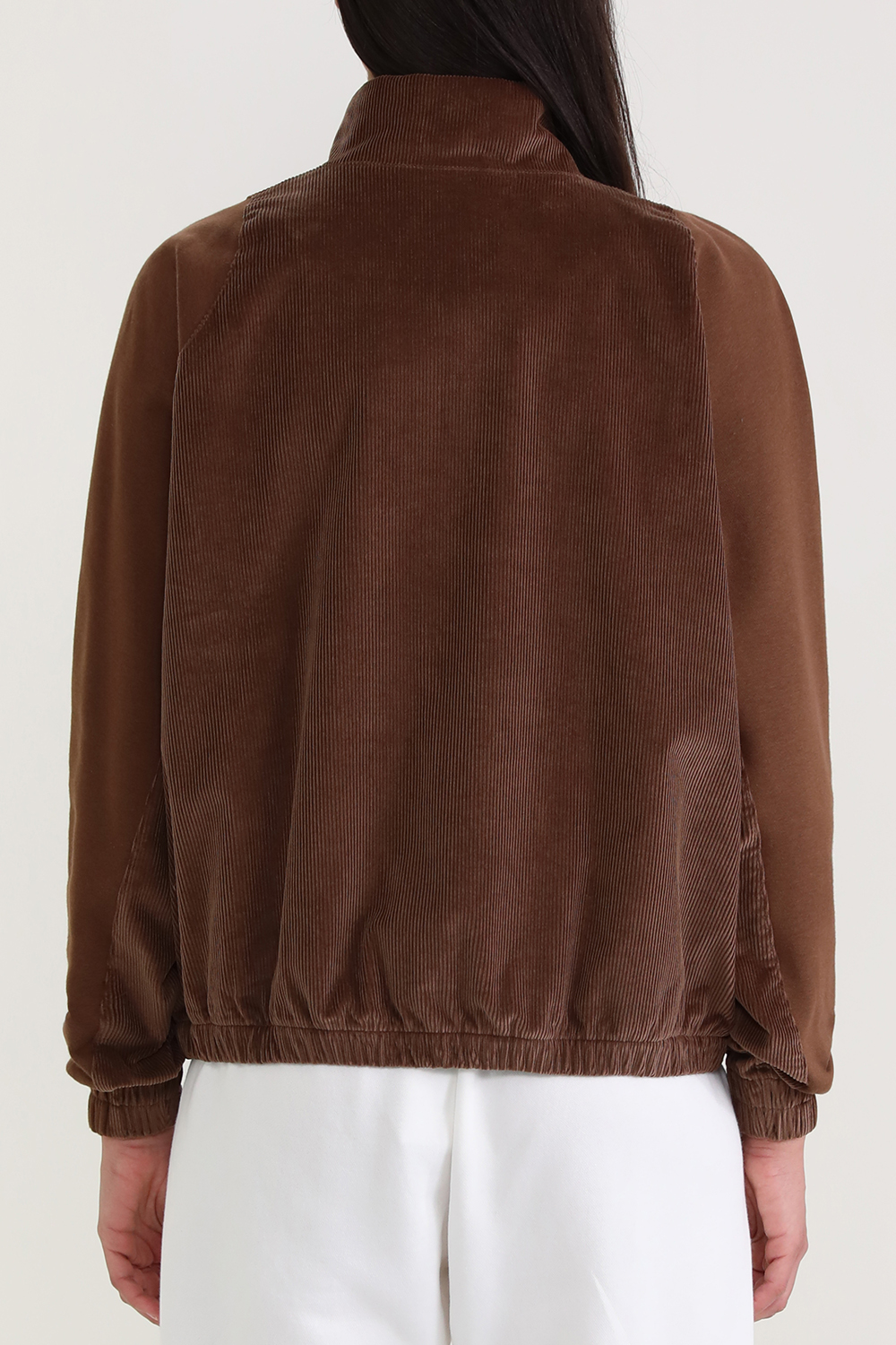 תמונת דוגמן אחורית של ז'קט קורדרוי מרוכסן