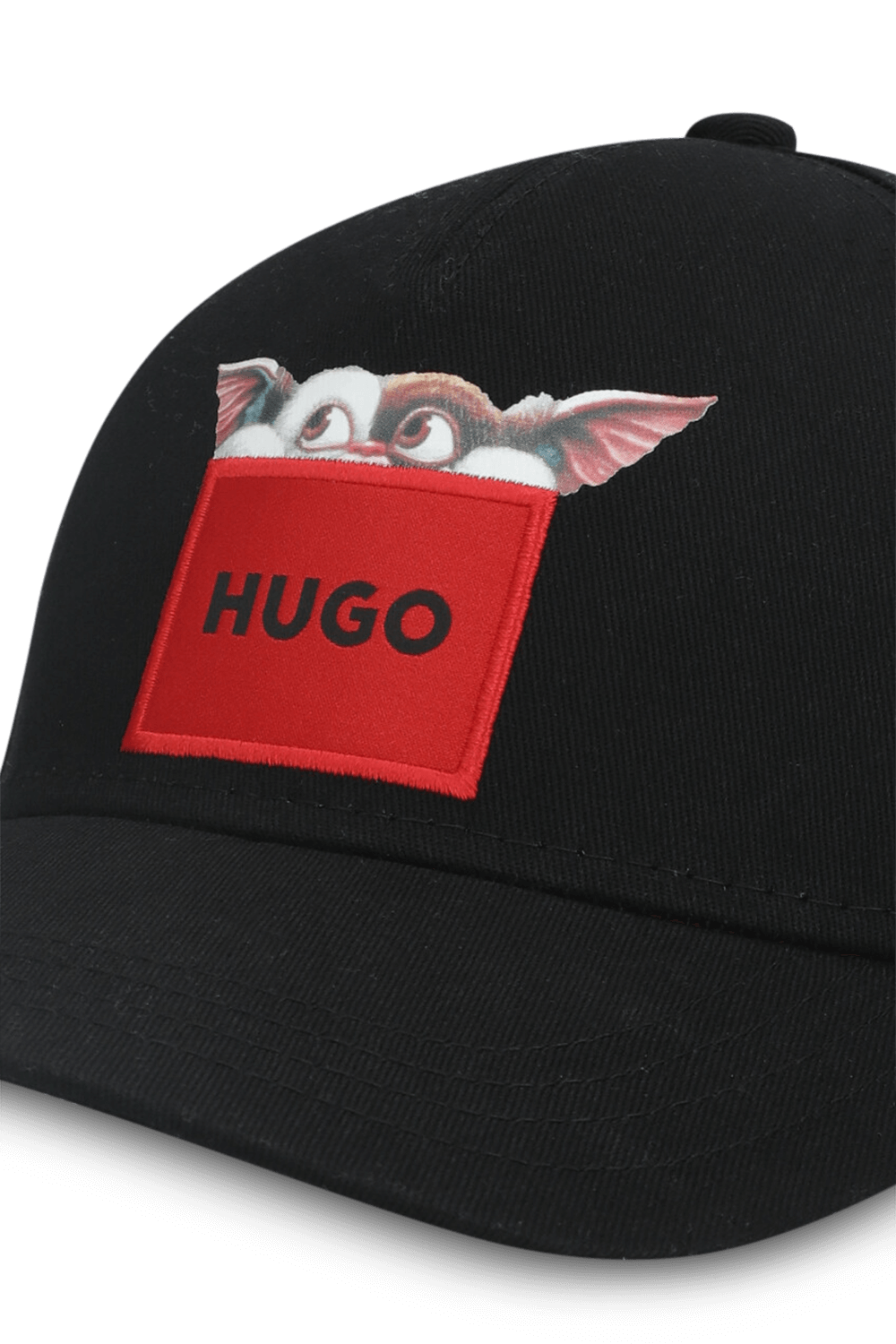 תמונת תקריב של הוגו X גרמלינס כובע מצחייה