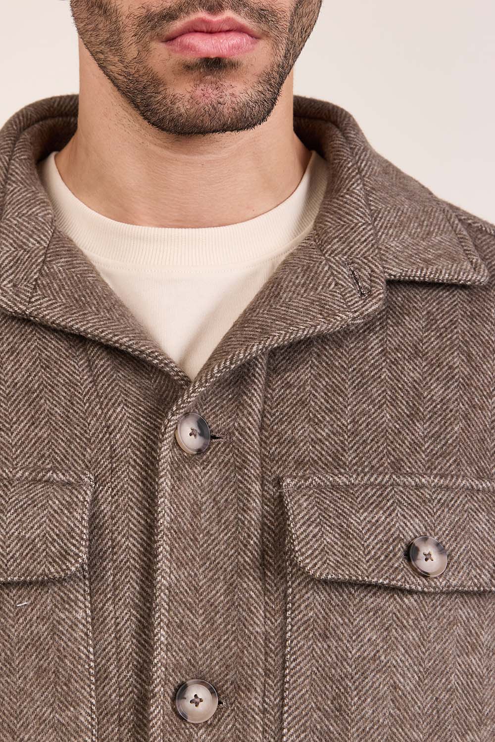 תמונת תקריב דוגמן של ז'קט