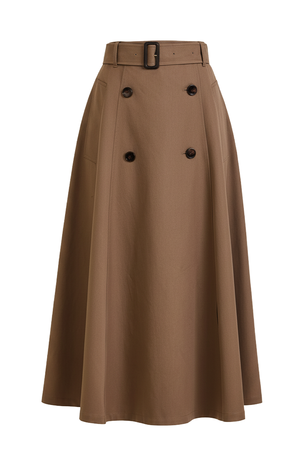 תמונה קידמית של חצאית מידי טרנץ'