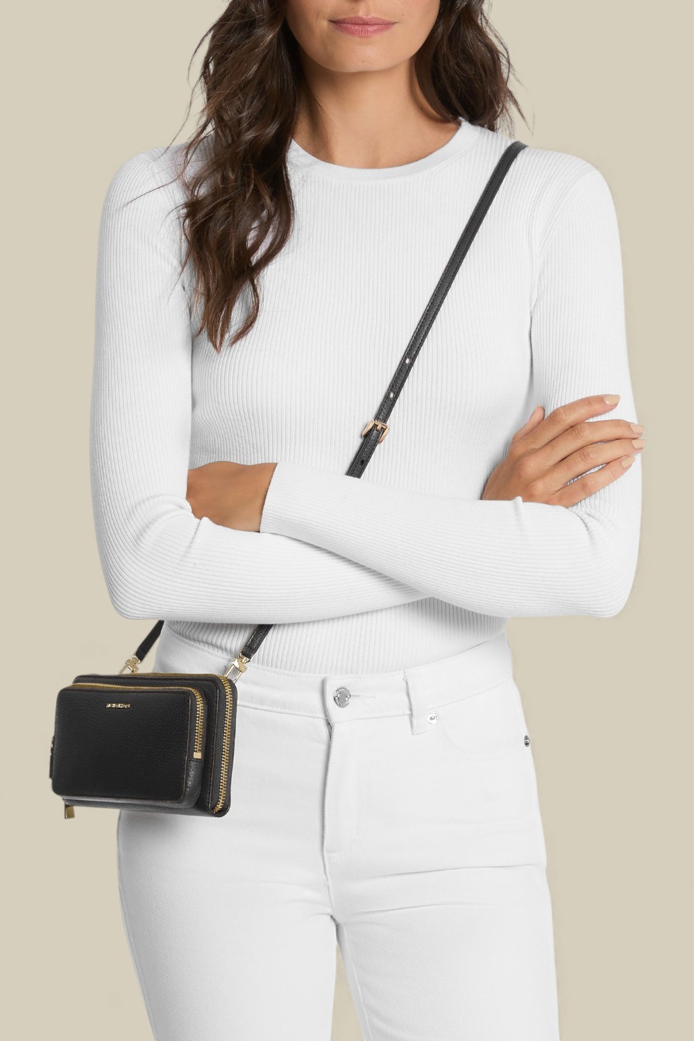 תמונת דוגמן קידמית של תיק קרוסבודי ג'ט-סט קונטיננטל לארג'