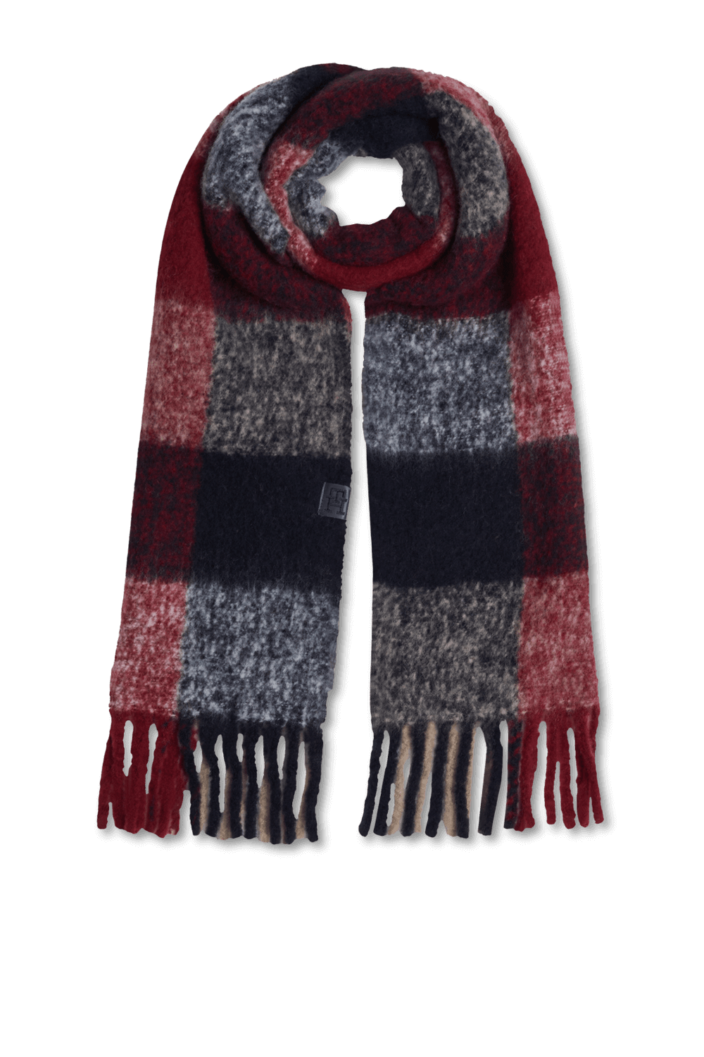 תמונה קידמית של צעיף צמר