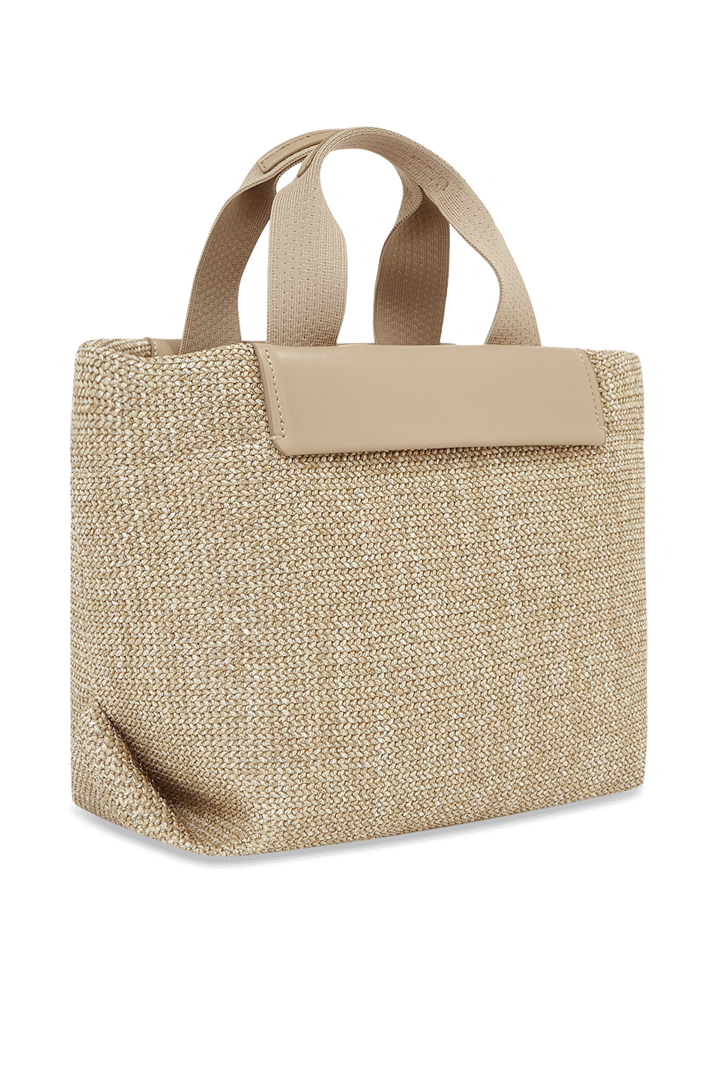 תמונה אחורית של תיק קרוסבודי רפיה סמול