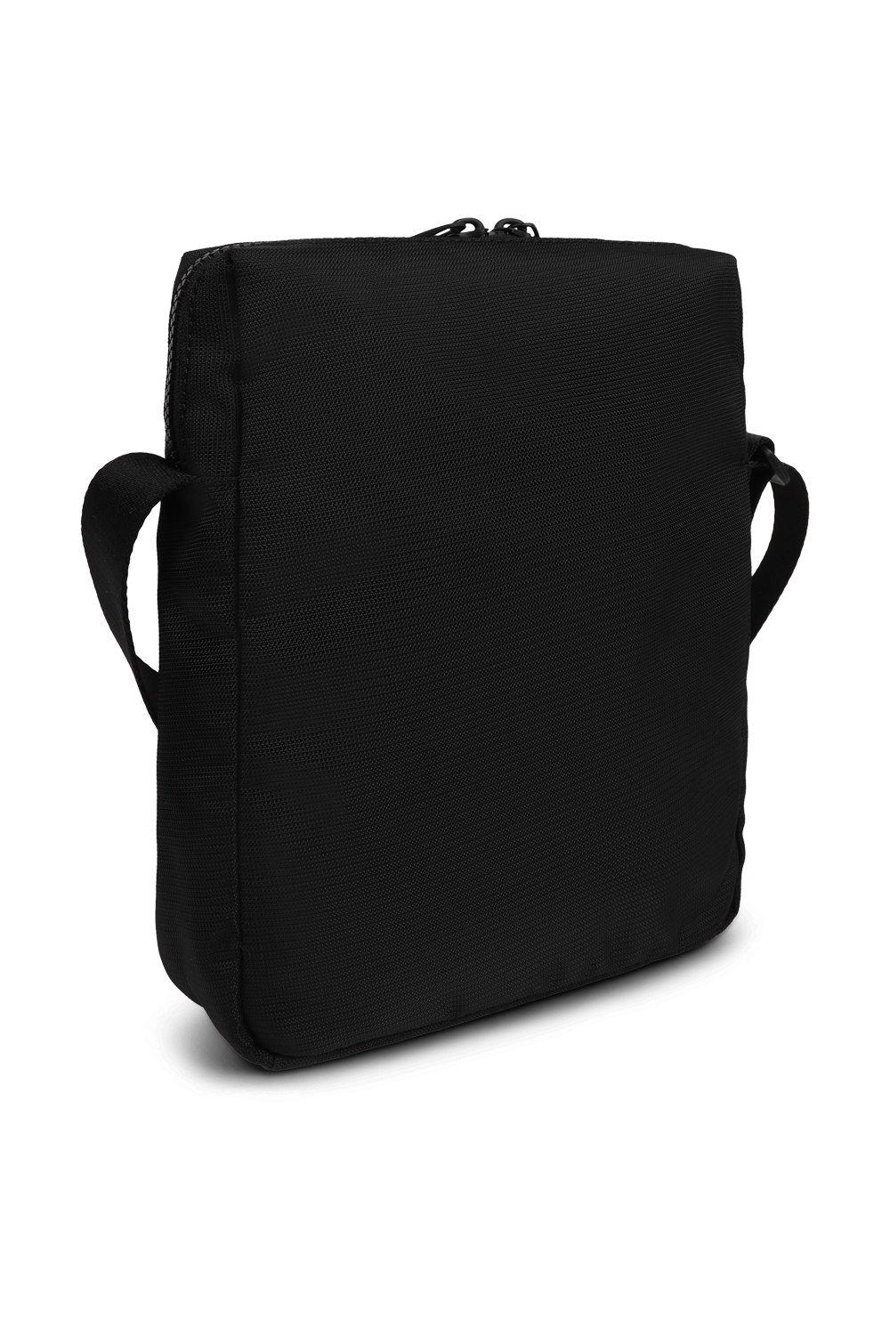 תמונה אחורית של תיק מסנג'ר מרוכסן עם לוגו