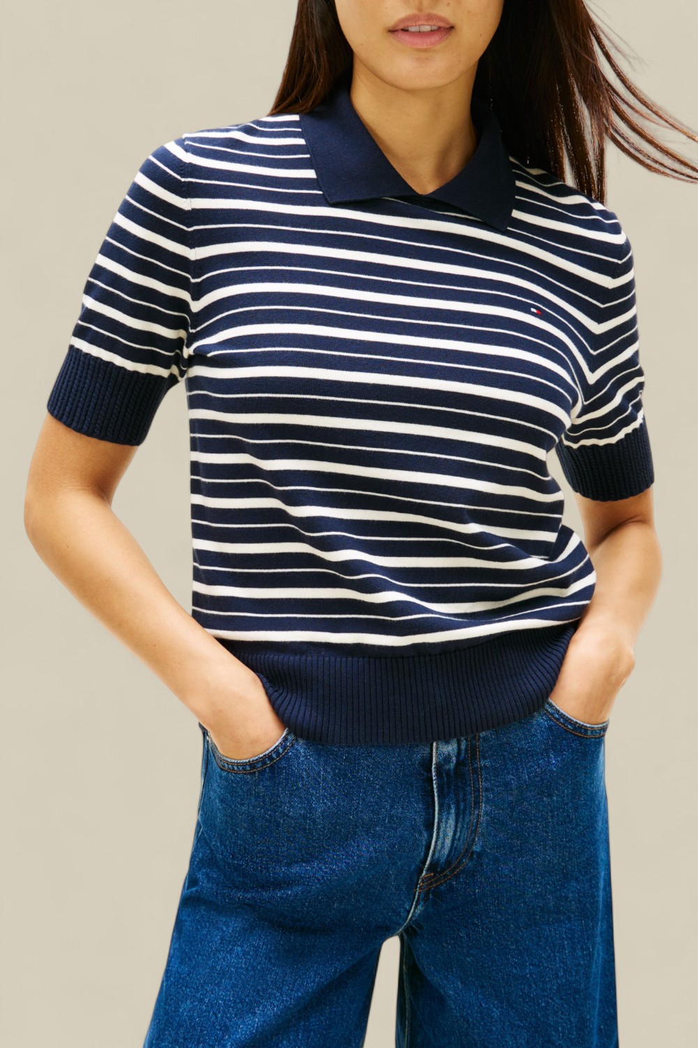 תמונת דוגמן קידמית של סריג פולו