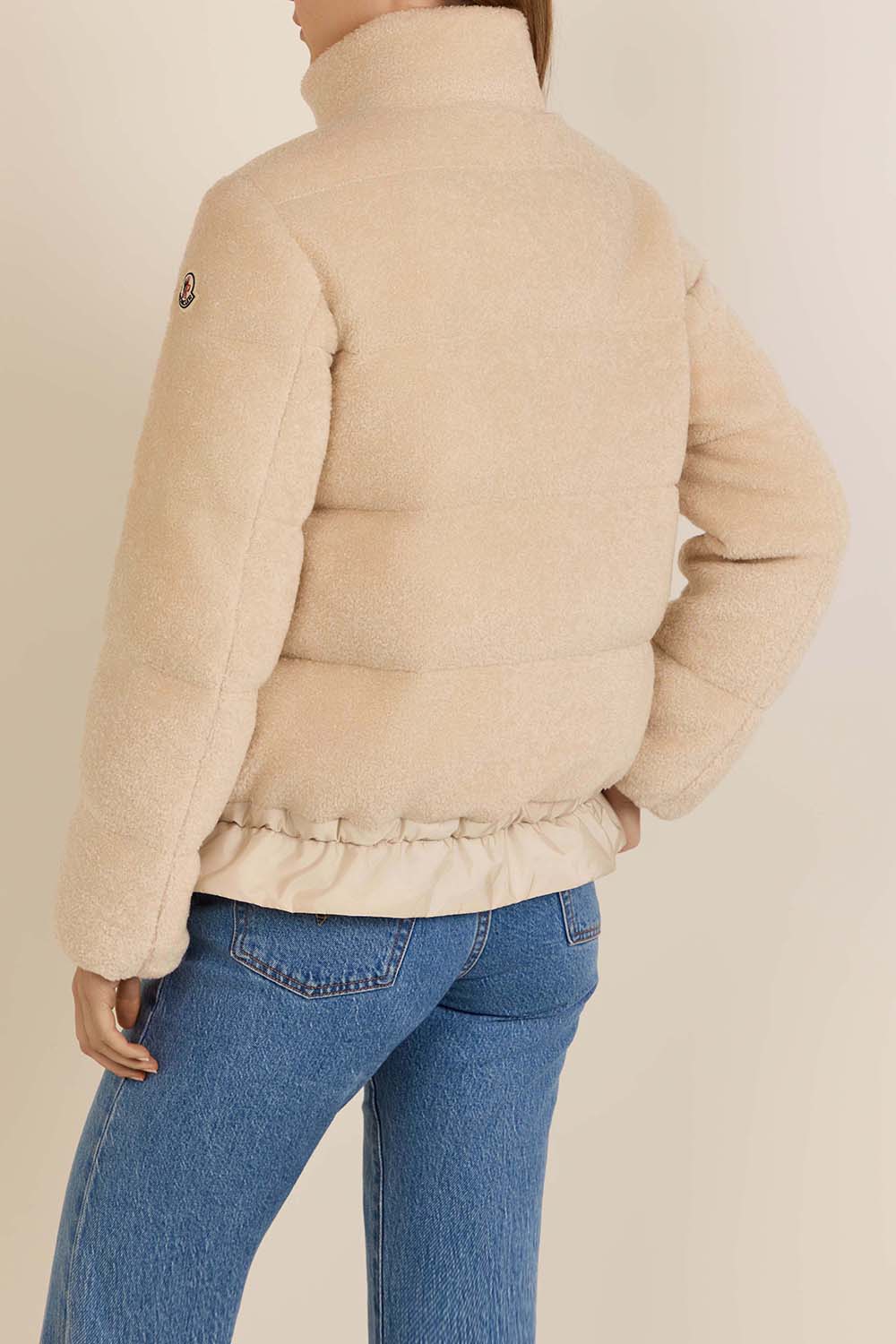 תמונת דוגמן אחורית של מעיל טדי פוך