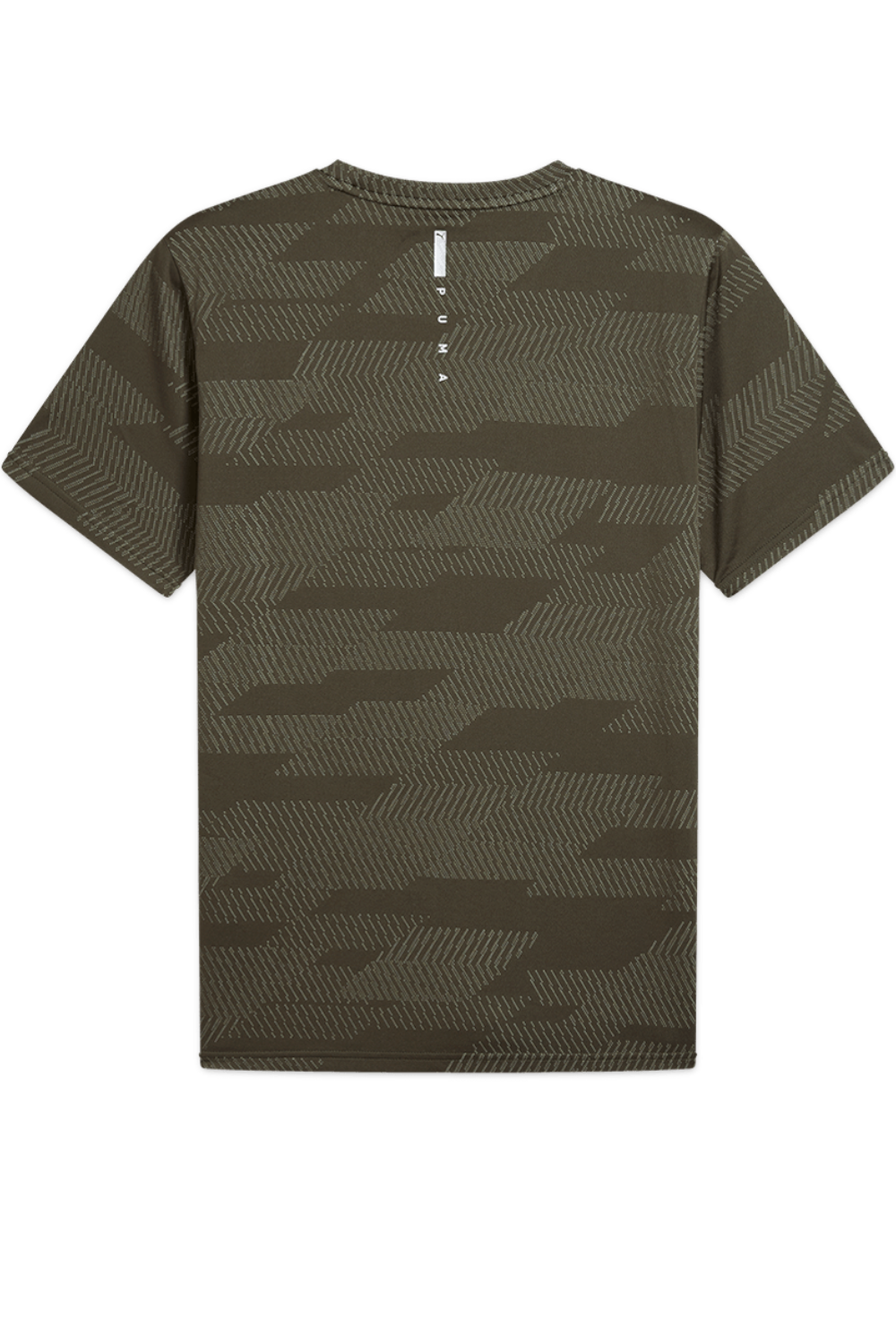 תמונה אחורית של חולצת טי לאימון סלים פיט