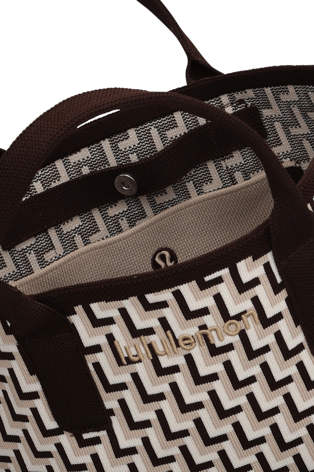 תמונת פנים של Classic tote small *l monogram knit