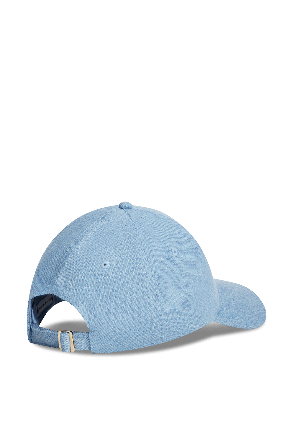 תמונה אחורית של כובע מצחייה ג'ינס