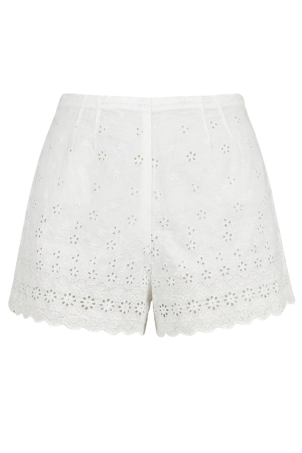 תמונה קידמית של מכנסיים קצרים תחרה