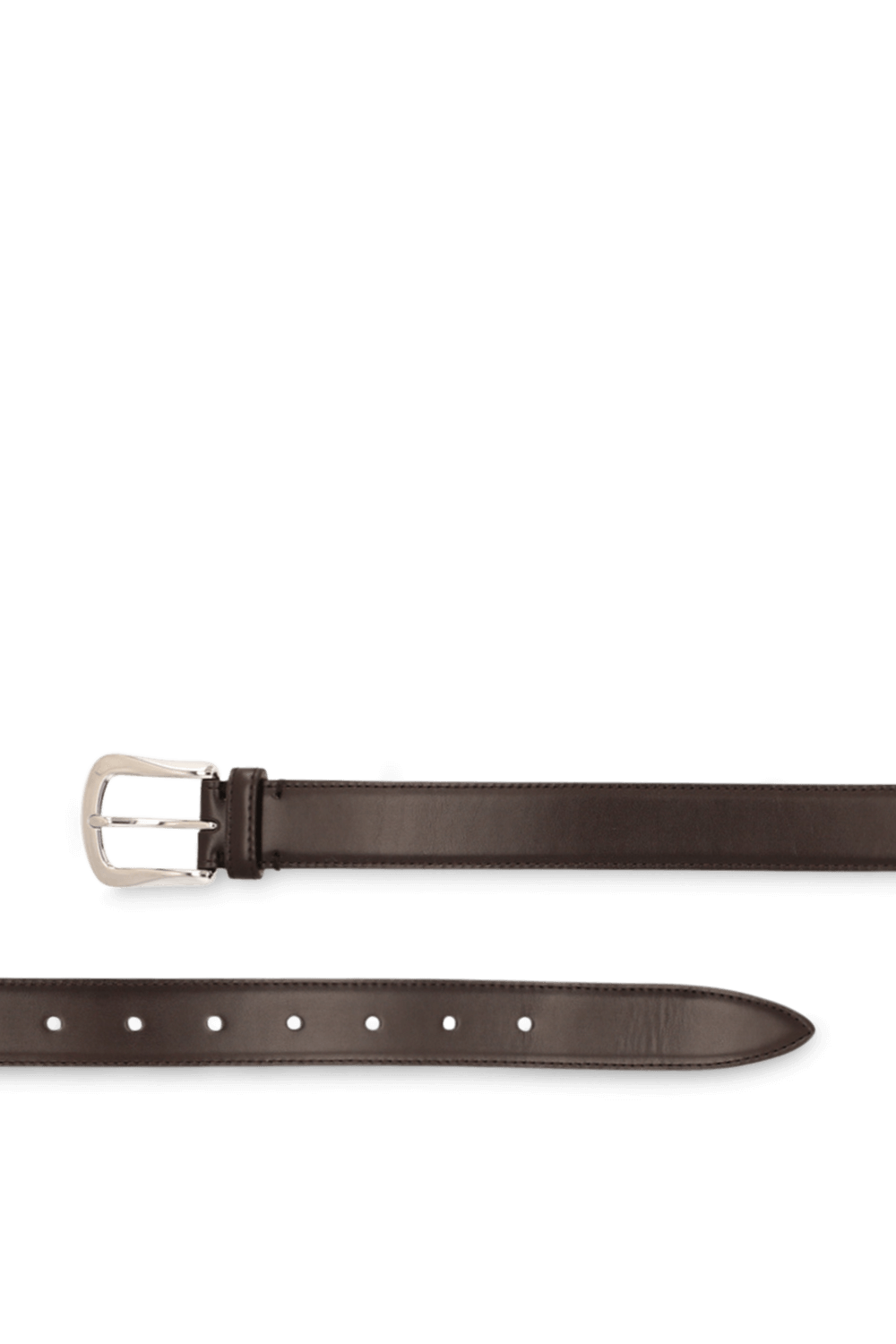 תמונה אחורית של חגורת עור