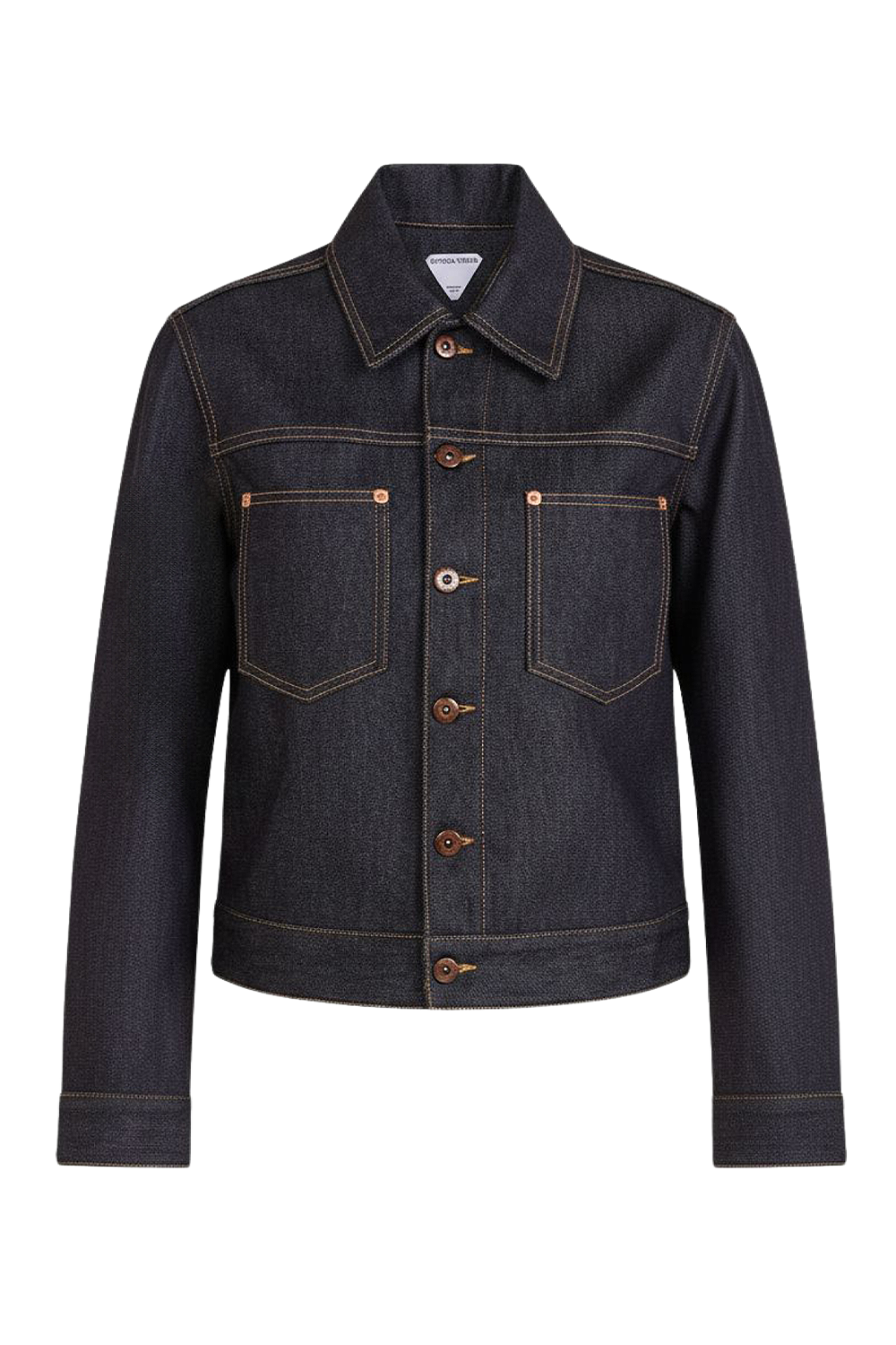 תמונה קידמית של ז'קט ג'ינס