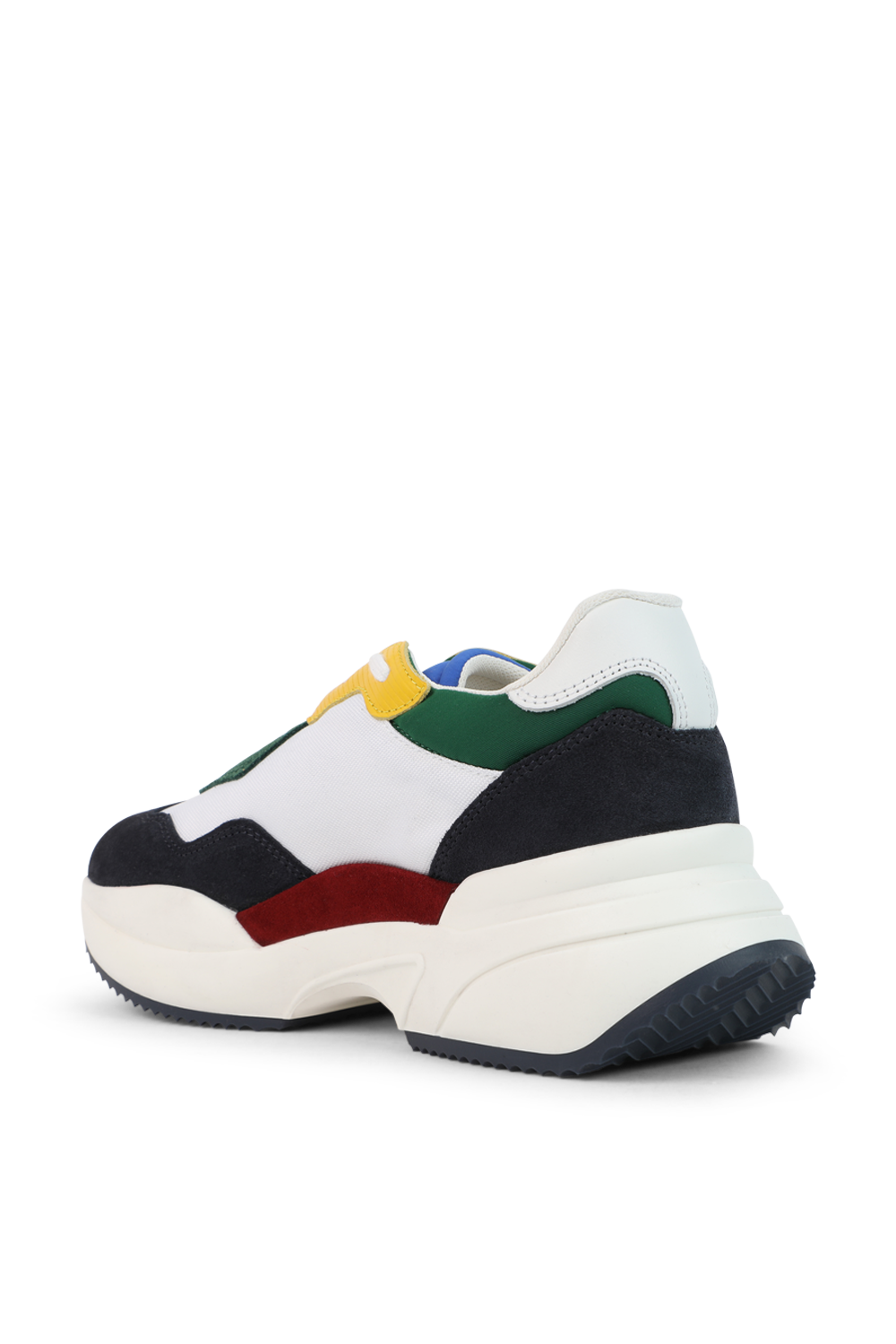 תמונה אחורית של נעלי סניקרס קולור בלוק