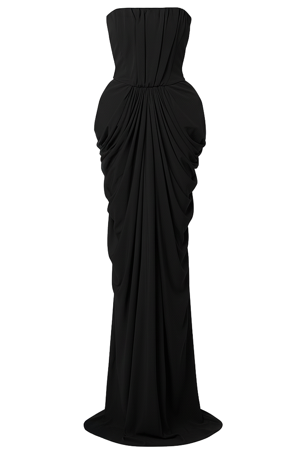 תמונה קידמית של שמלת סטרפלס