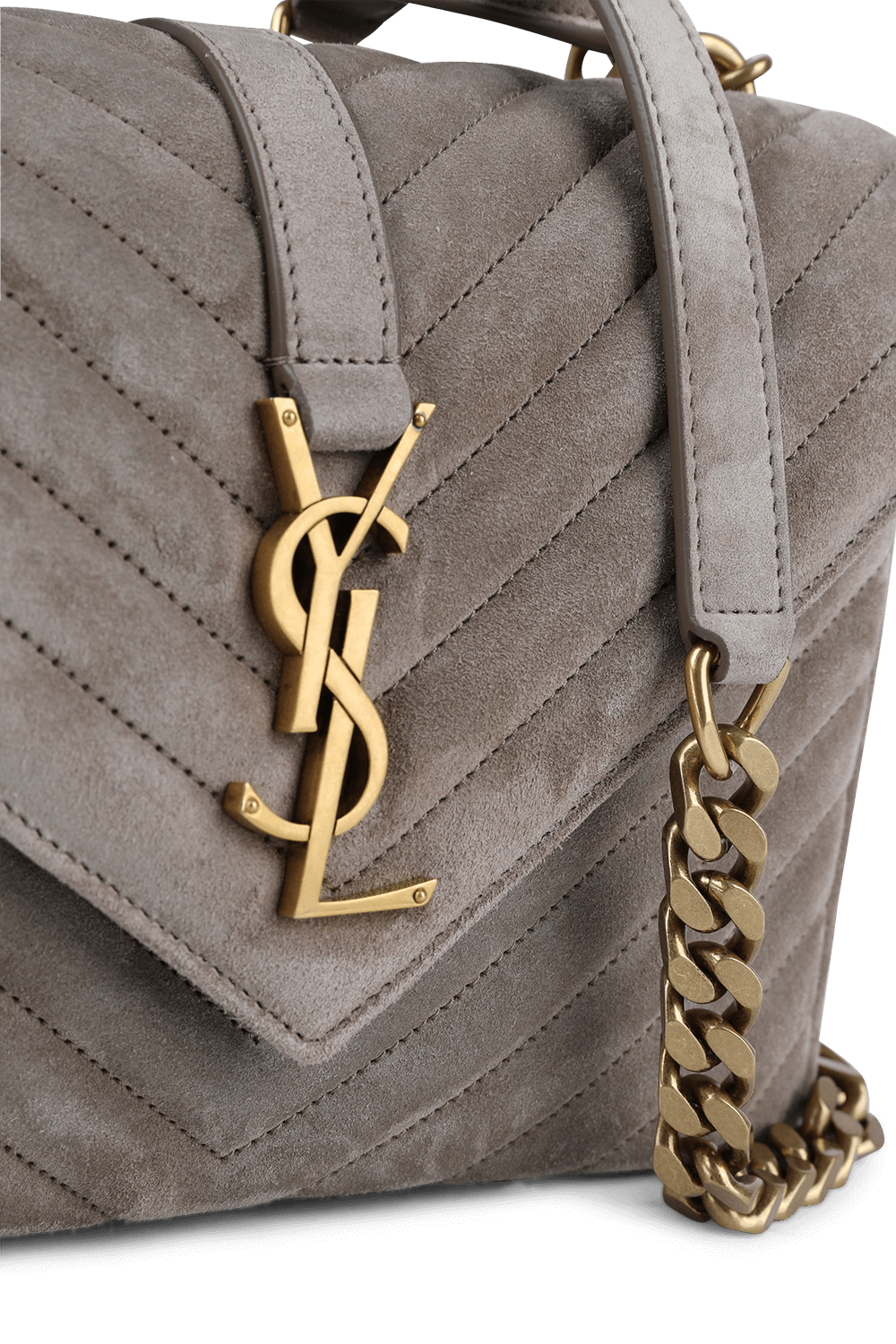 תמונת תקריב של תיק מעטפה מעור הפוך