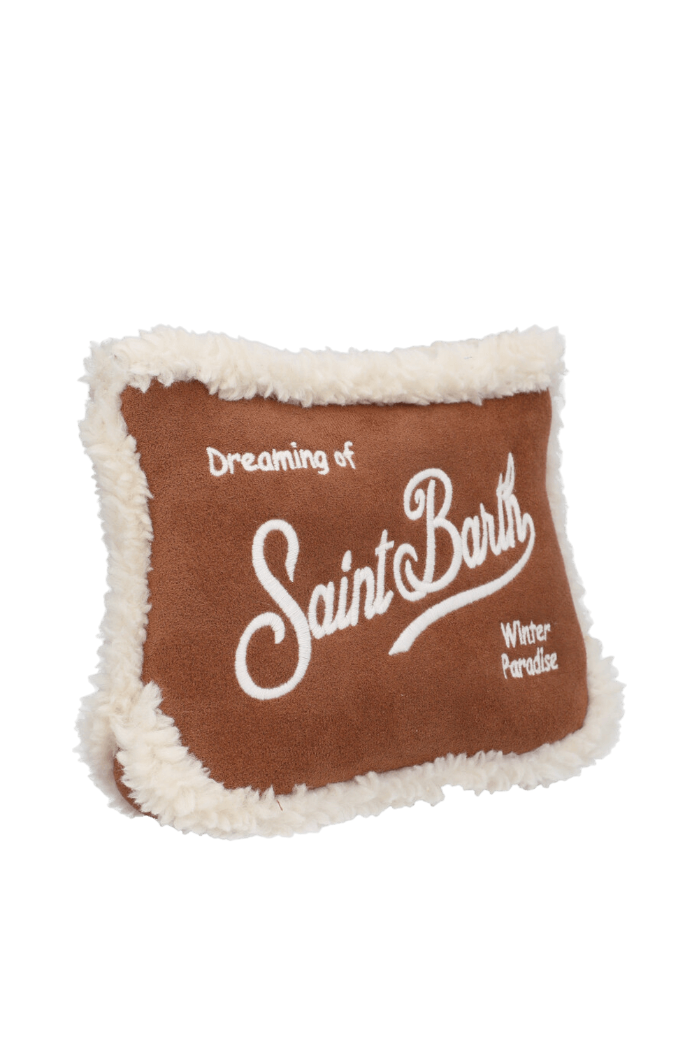 תמונה אחורית של תיק קלאץ' צמר