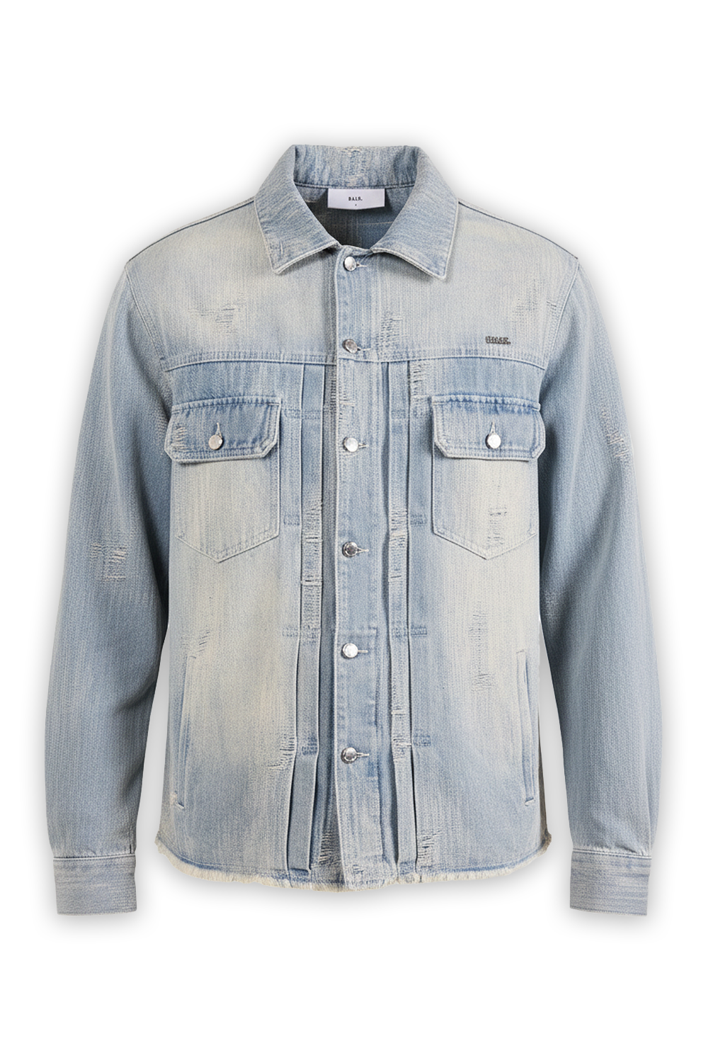 תמונה קידמית של ז'קט ג'ינס