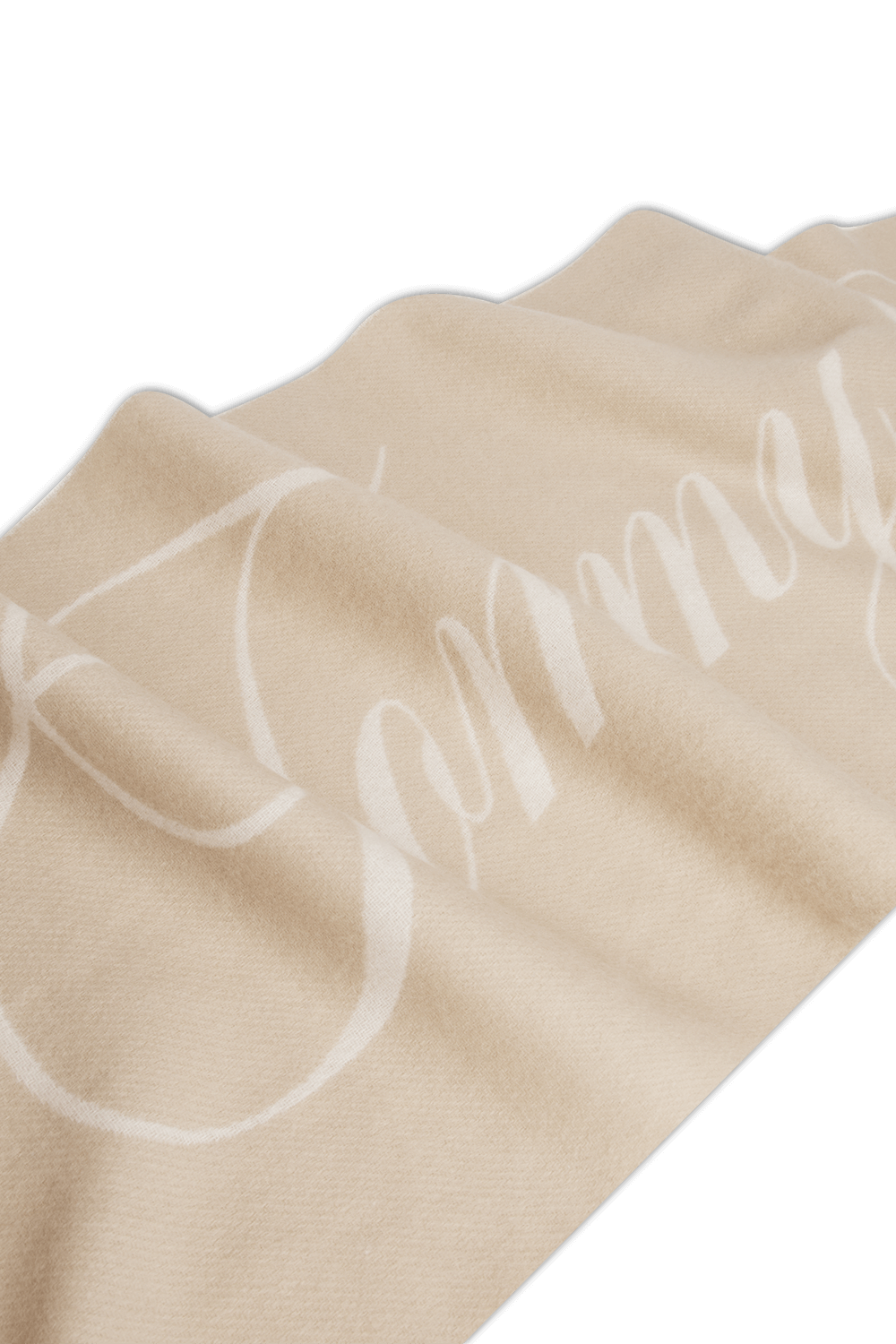 תמונה אחורית של צעיף צמר