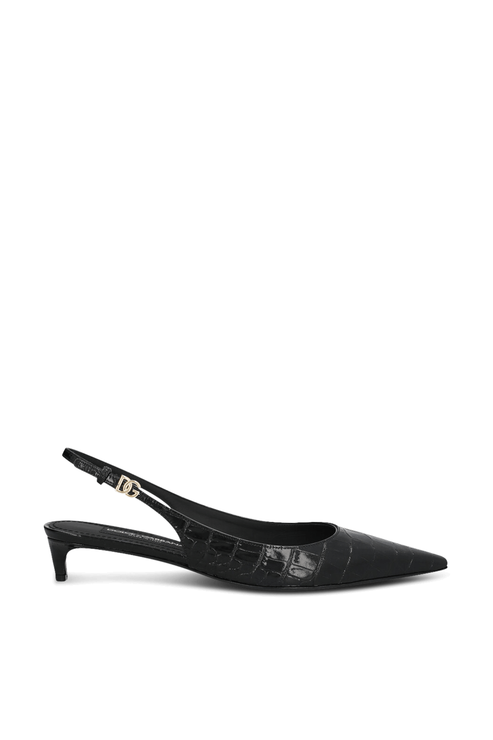 תמונה קידמית של נעלי עקב סלינג בק