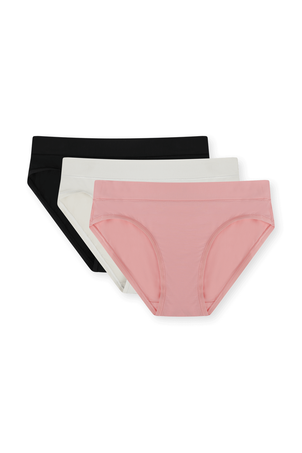 תמונה קידמית של UnderEase Mid-Rise Bikini Underwear- 3Pack