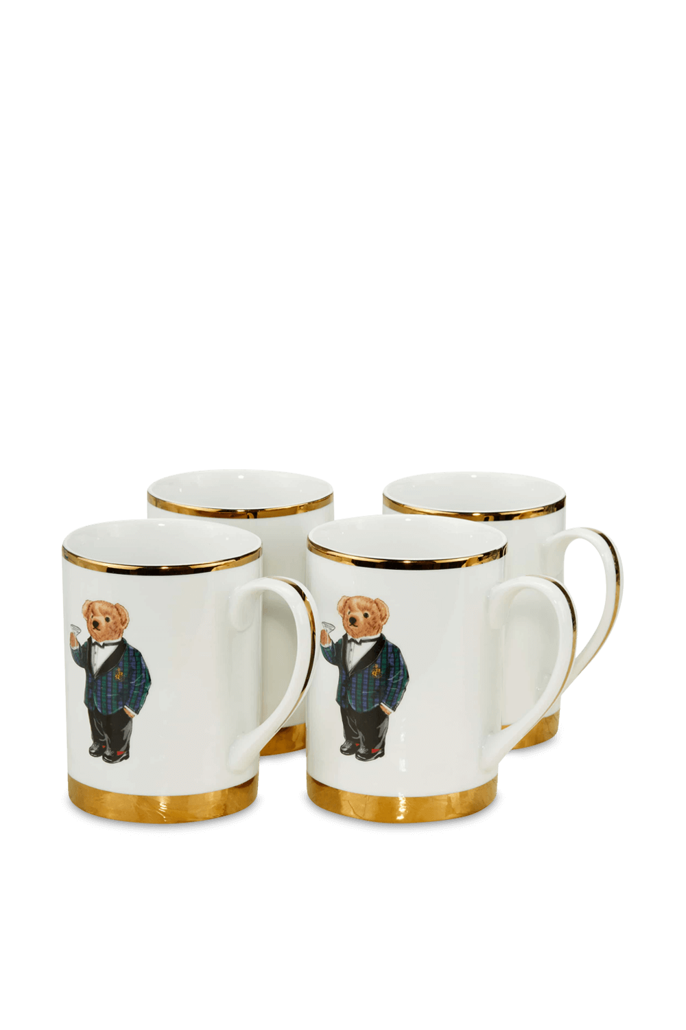 תמונה אחורית של מארז 4 ספלי פורצלן