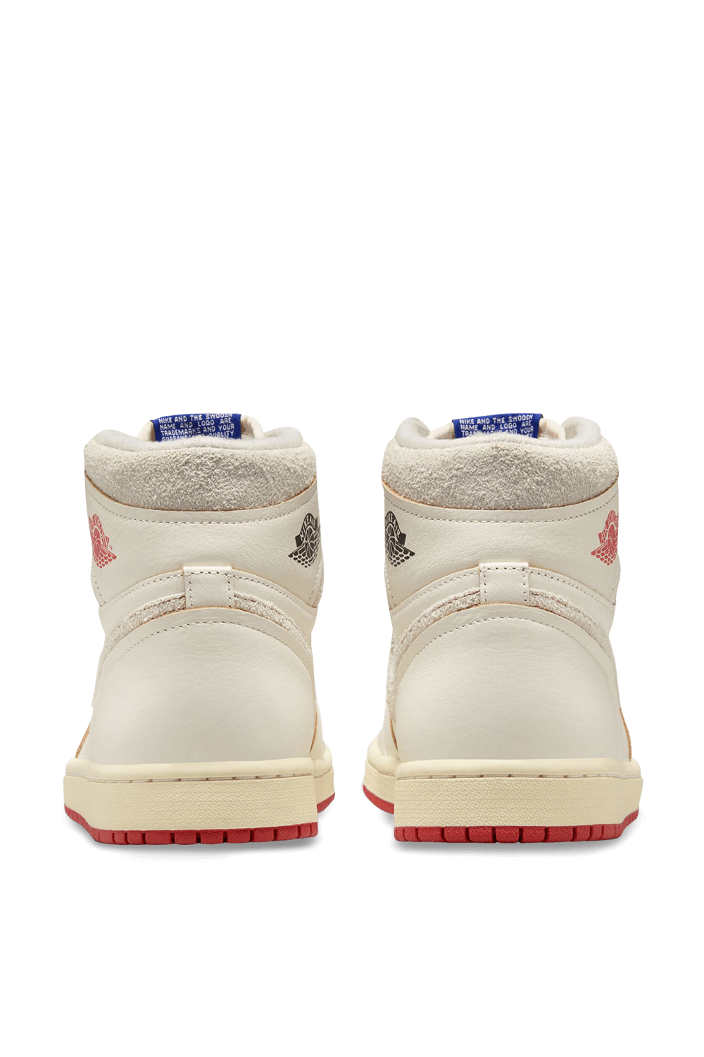 תמונה אחורית של נעלי סניקרס אייר ג'ורדן 1 רטרו