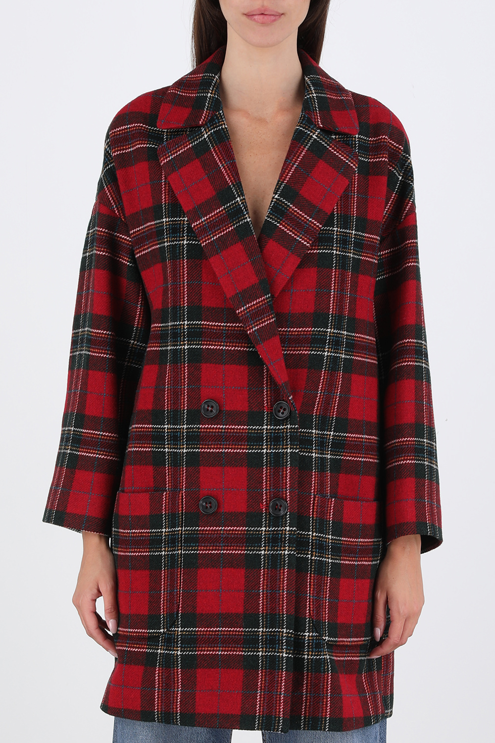 wool tartan coat