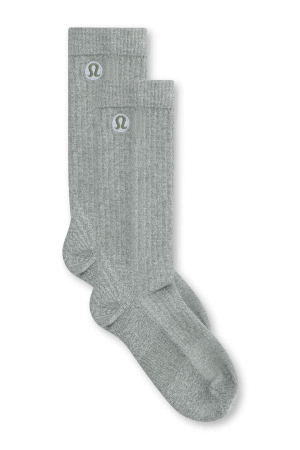 תמונה קידמית של Daily Stride Ribbed Crew Sock