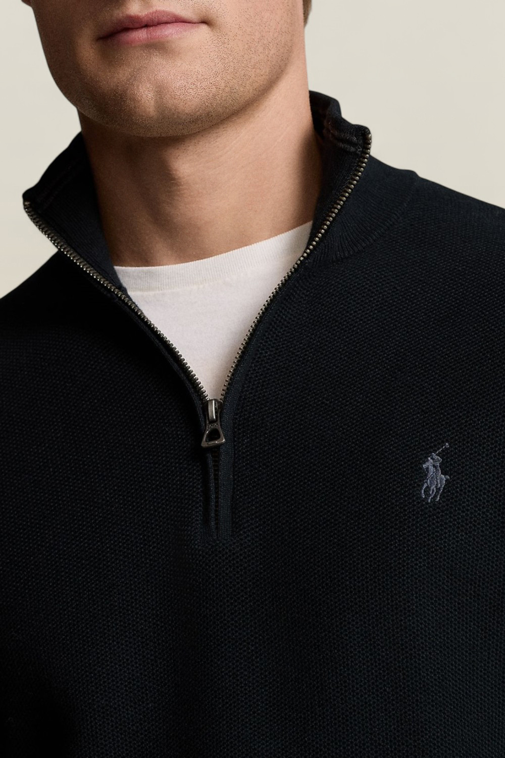 תמונת תקריב דוגמן של סריג פולו