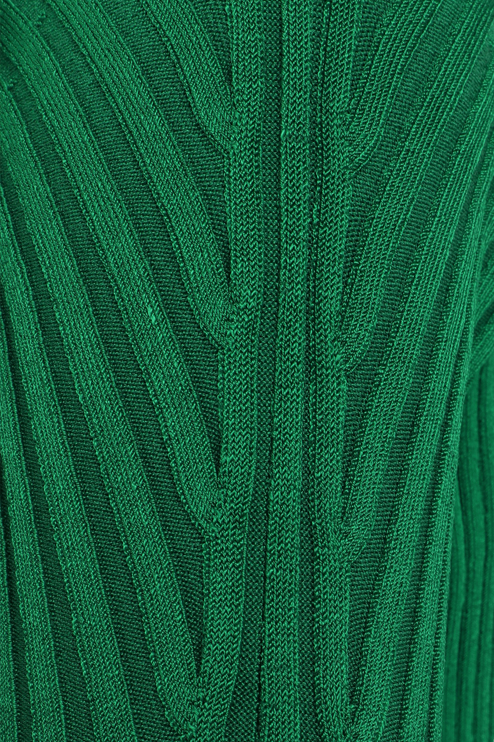 תמונה אחורית של סריג פראלו ירוק עם אלמנט מוזהב