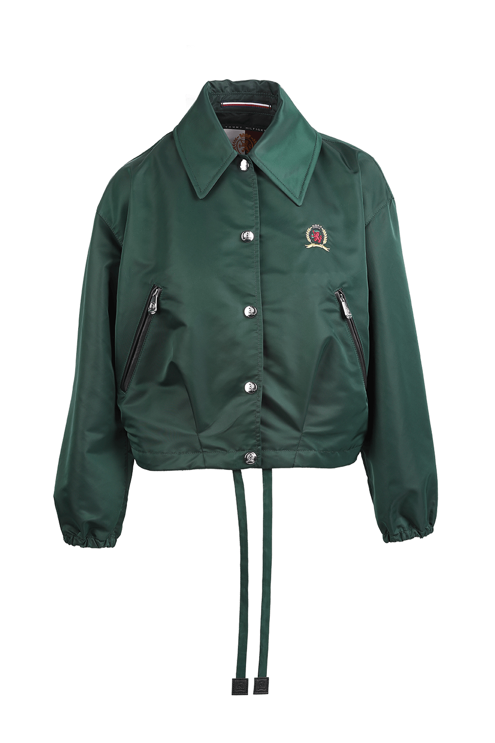 coach jacket green