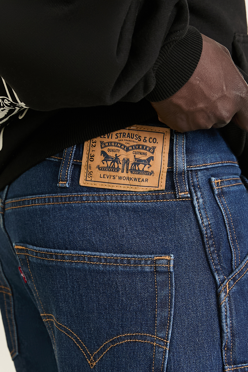 תמונת דוגמן אחורית של מכנסי ג'ינס וורקר 565