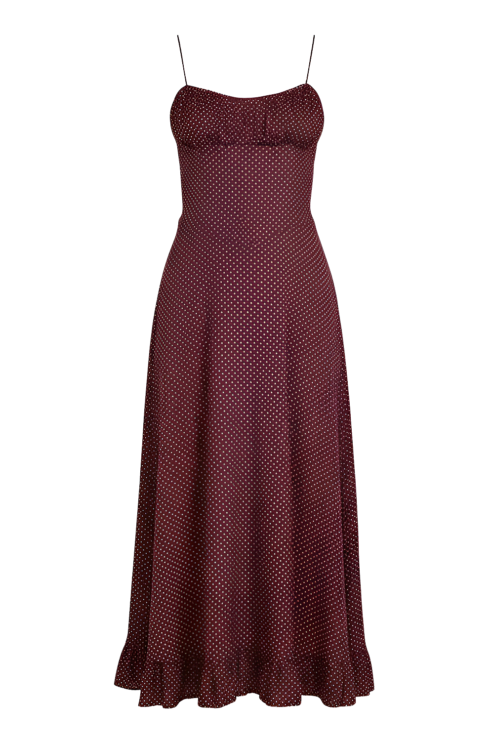 תמונה קידמית של שמלת מקסי