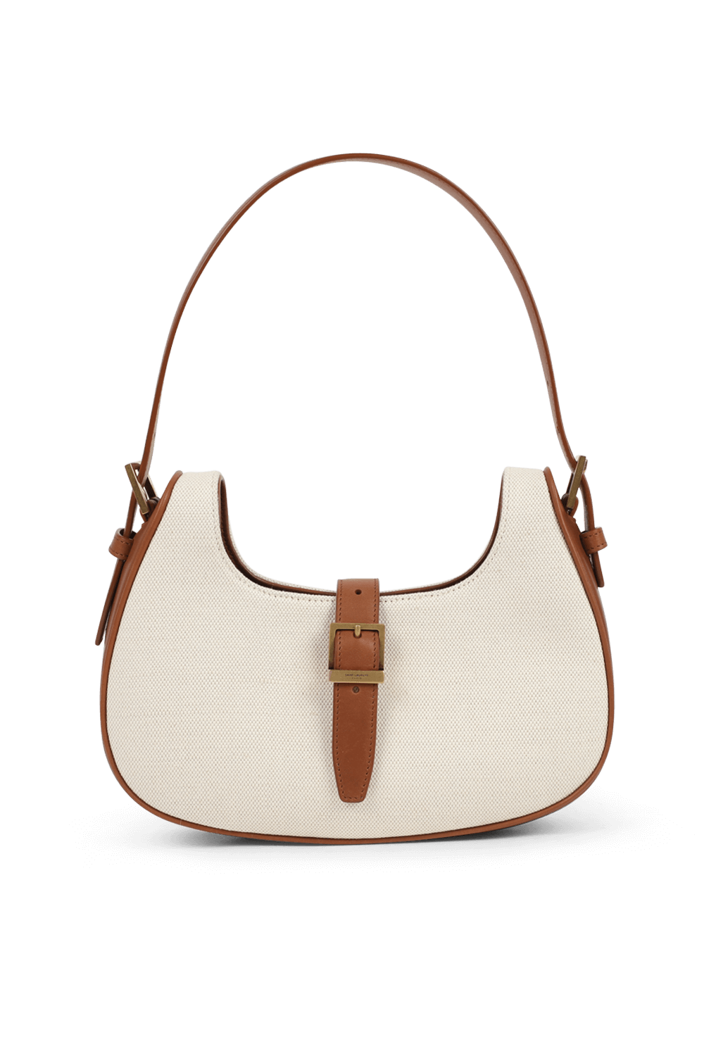 תמונה קידמית של תיק לו פורמר בגווני לבן וחום