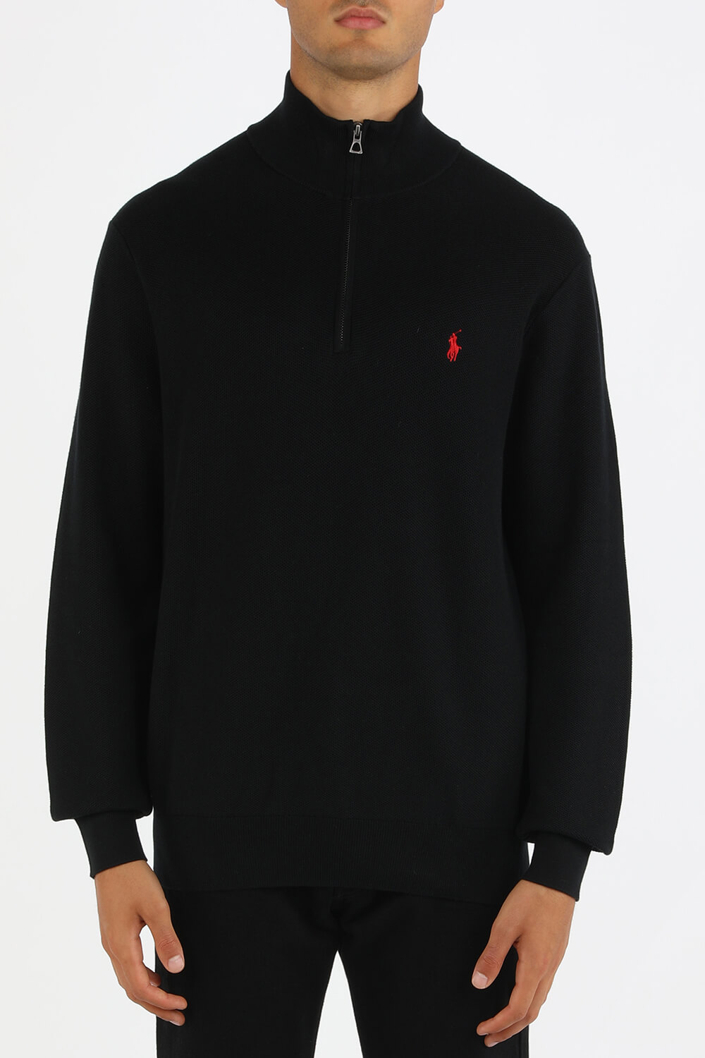 polo ralph lauren half zip knit