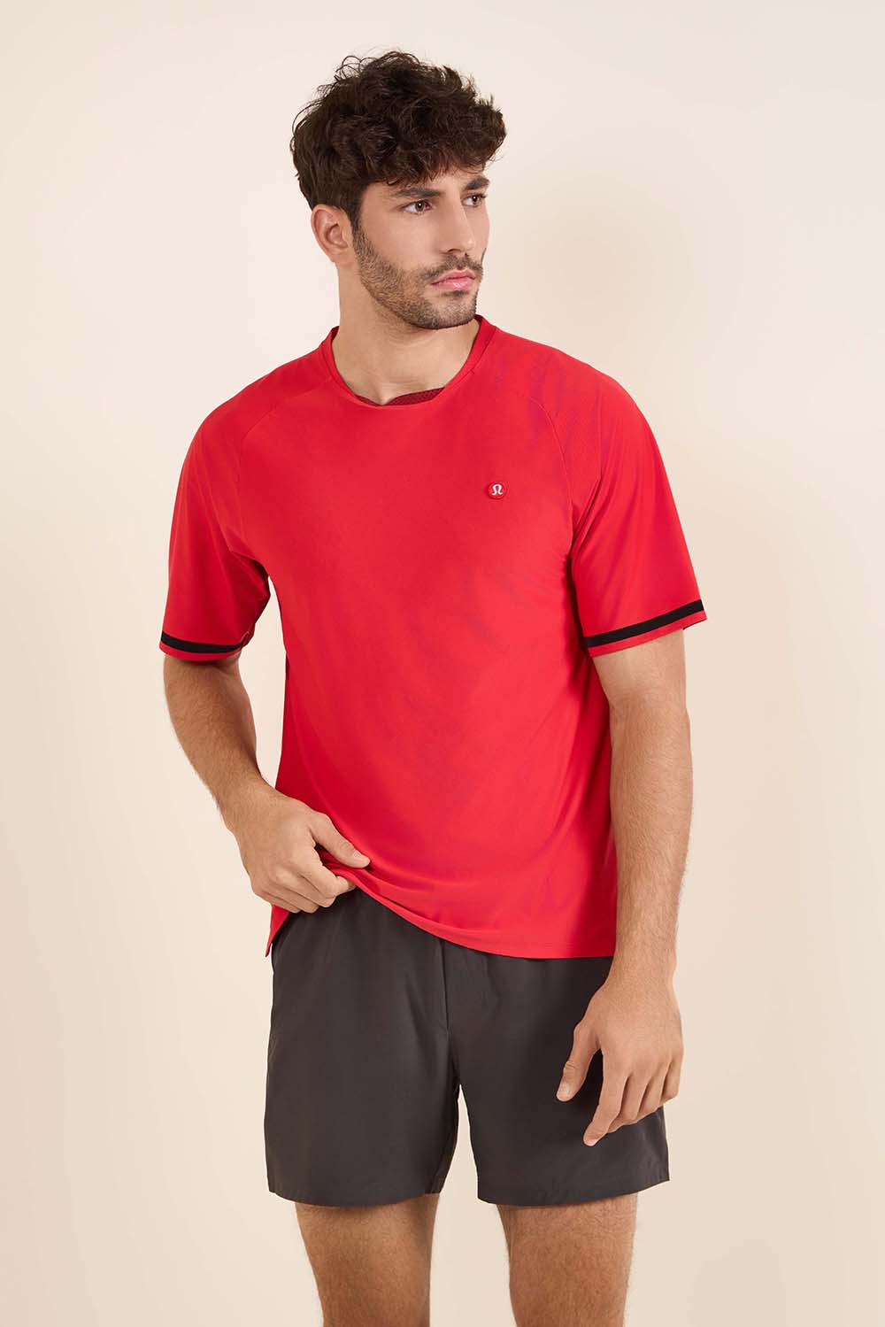 תמונת דוגמן קידמית של Tennis Short-Sleeve Shirt