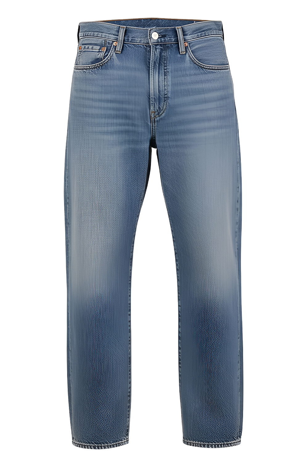 תמונה קידמית של מכנסי ג'ינס 568 בגזרה רחבה