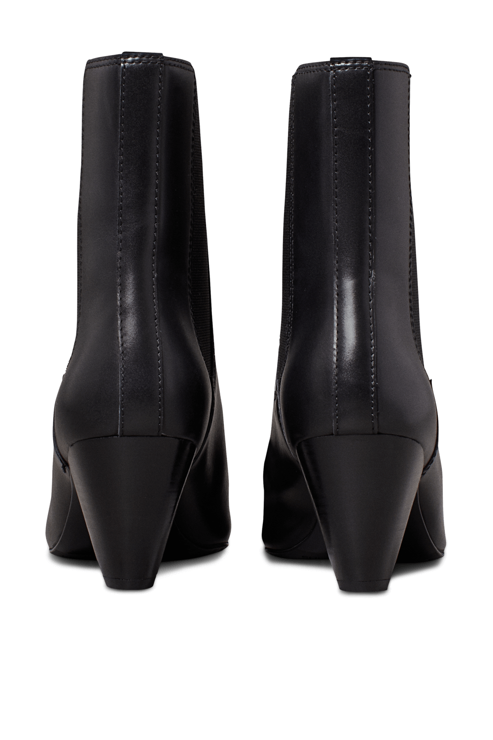 תמונת תקריב של מגפוני עור