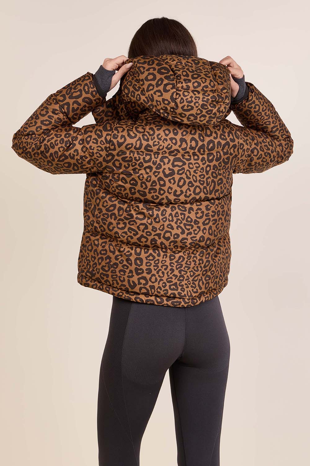 תמונת דוגמן אחורית של Wunder Puff Cropped Jacket