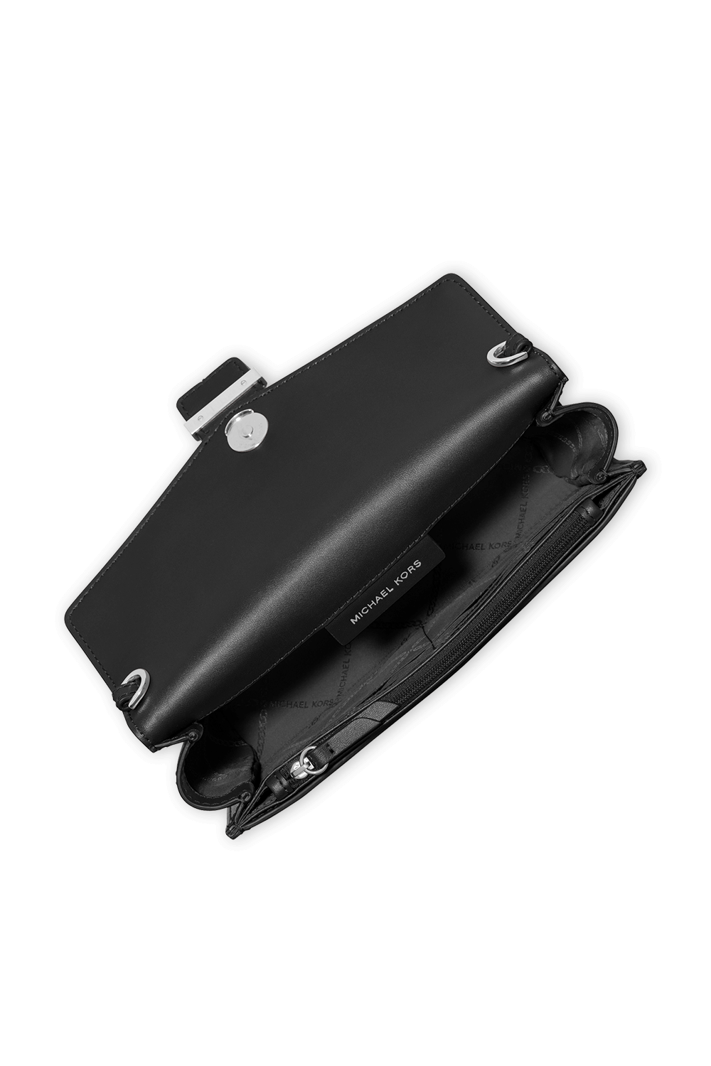 תמונת פנים של תיק צד מעור שחור