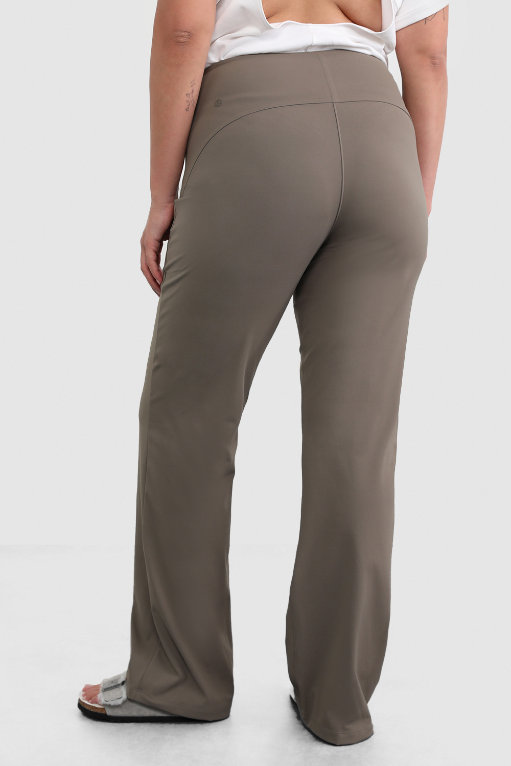 Pull-On High Rise Trousers