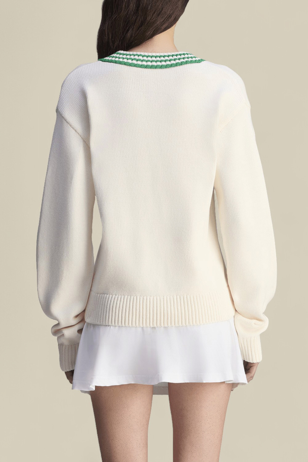 תמונת דוגמן אחורית של ספורטי אנד ריץ' X אדידס סריג כותנה