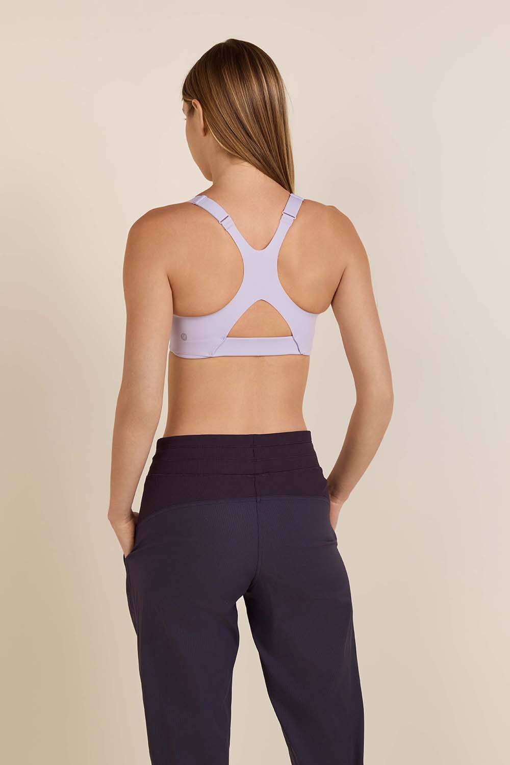 תמונת דוגמן אחורית של Ultralu Square-Neck Workout Bra Medium Support, B/C Cup